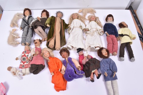 Vintage weihnachtskrippe - vintage,