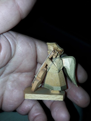Alte holz figur - figur, engel