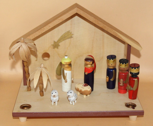 Moderne krippe heilige familie - moderne,