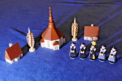 Seiffener kirche mit - mit, kurrende