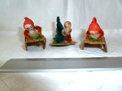 Vintage weihnachtsfiguren - vintage,