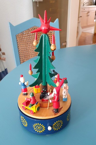 Spieluhr aus holz mit - spieluhr,