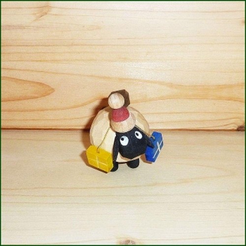 Weihnachtsschaf gustel natur - "gustel",