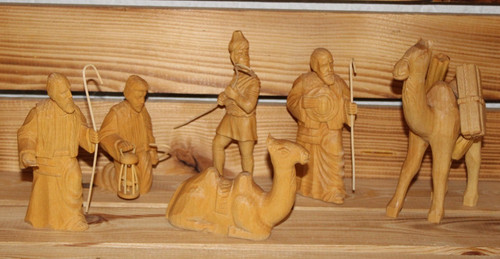Geschnitzte krippenfiguren - 6,