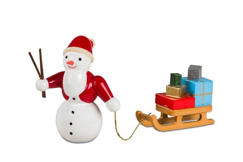 Schneemann weihnachtsmann mit - weihnachtsmann,