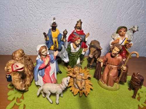 Kunststoff krippenfiguren - 12,
