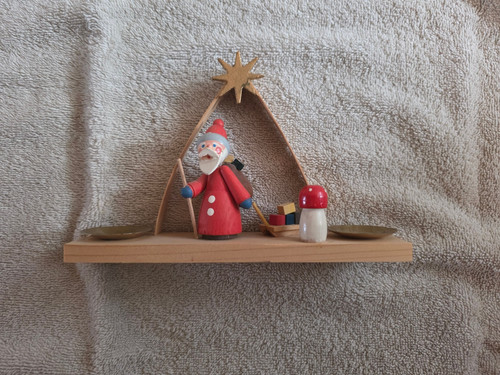 Kerzenhalter weihnachtsmann - kerzenhalter,